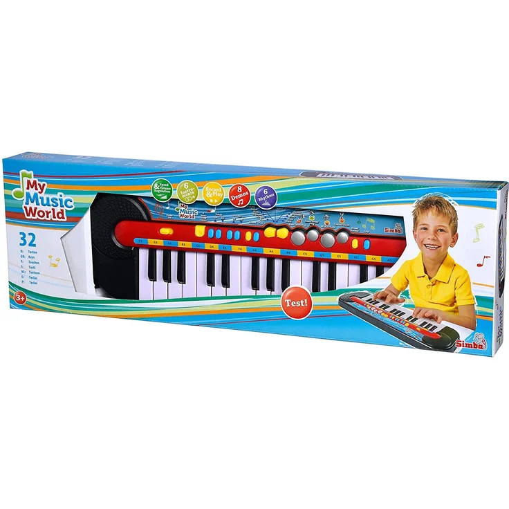 Simba 106833149 - My Music World Keyboard 45 x 13 cm – Bild 3