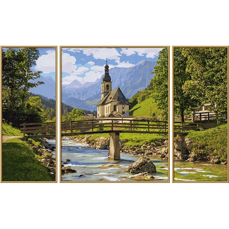 Malen nach Zahlen - St. Sebastian in der Ramsau – Bild 3