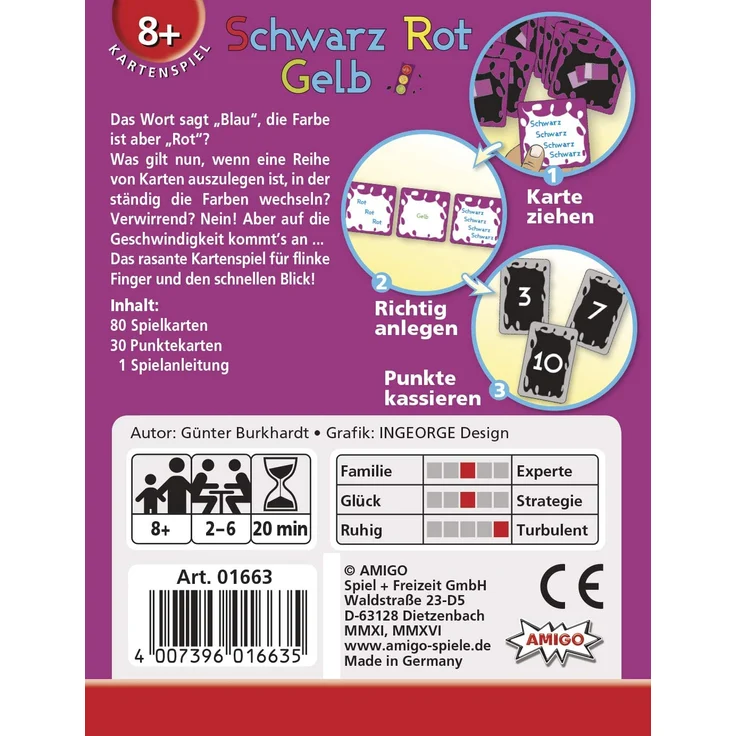 Amigo Spiele - Schwarz Rot Gelb – Bild 3