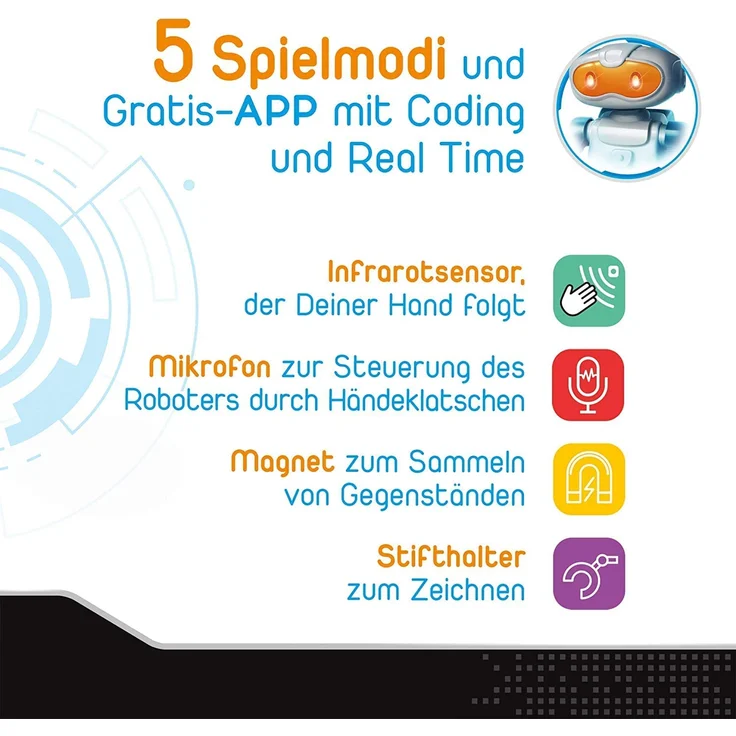 Clementoni - Mein Roboter MC 5.0 - Konstruktionsspielzeug – Bild 7
