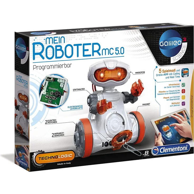 Clementoni - Mein Roboter MC 5.0 - Konstruktionsspielzeug