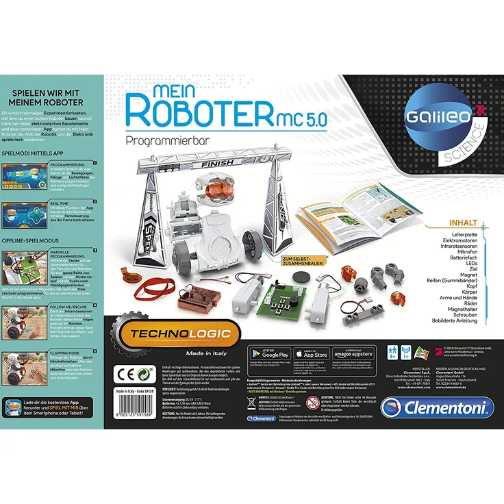 Clementoni - Mein Roboter MC 5.0 - Konstruktionsspielzeug – Bild 8