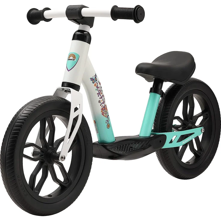 BIKESTAR Extra leichtes Kinder Laufrad ab 3 Jahre | 12 Zoll Eco Classic Lauflernrad | Weiß – Bild 3