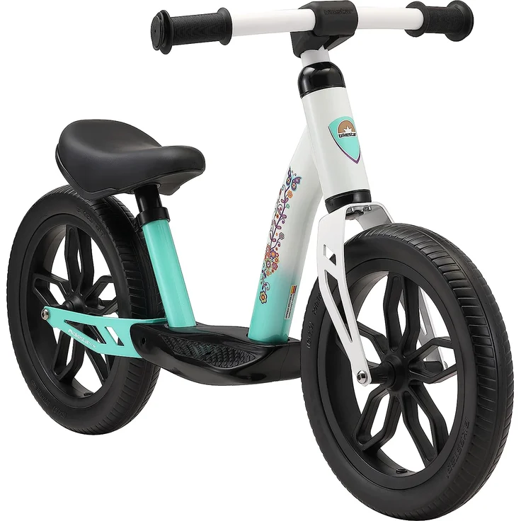 BIKESTAR Extra leichtes Kinder Laufrad ab 3 Jahre | 12 Zoll Eco Classic Lauflernrad | Weiß – Bild 1