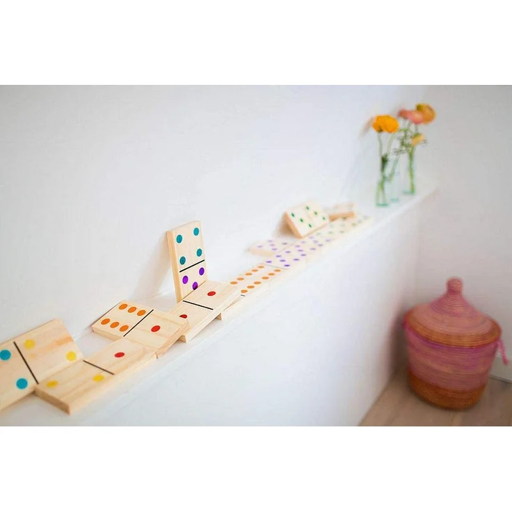 Domino-Spiel XL 15 cm – Bild 5