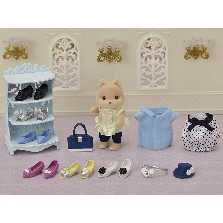 Sylvanian Families 5541 Mode Spielset mit Karamel Hund - Puppenhaus Spielset – Bild 2