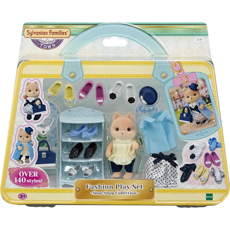 Sylvanian Families 5541 Mode Spielset mit Karamel Hund - Puppenhaus Spielset