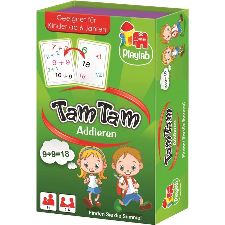 Jumbo Spiele 18175 - Tam Tam Addieren, Kartenspiele