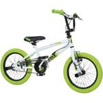 deTOX Freestyle 16 Zoll BMX Kinderfahrrad, ab 100 120 cm, weiß/grün - Preisvergleich