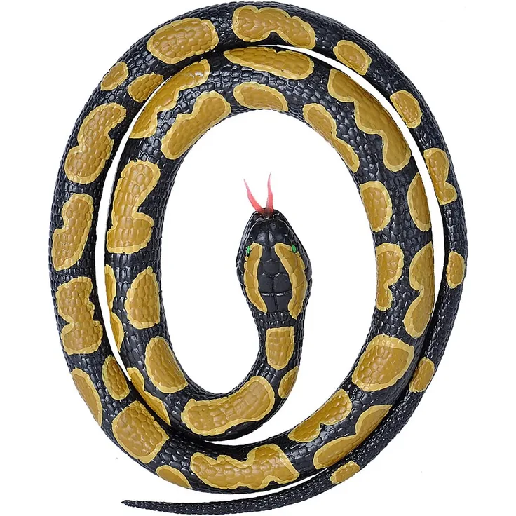 Wild Republic 20775 Gummischlange, Spiel, Königspython, 117 cm