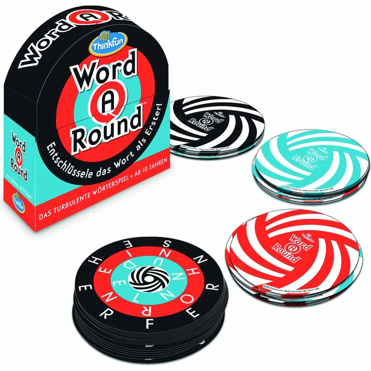 HCM Kinzel Thinkfun 11187 - Word a Round, Kartenspiel, Deutsche Version