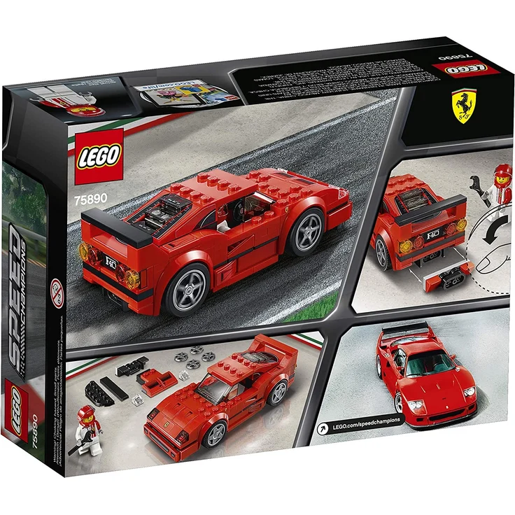 LEGO 75890 Speed Champions - Ferrari F40 Competizione, Rennwagen – Bild 7