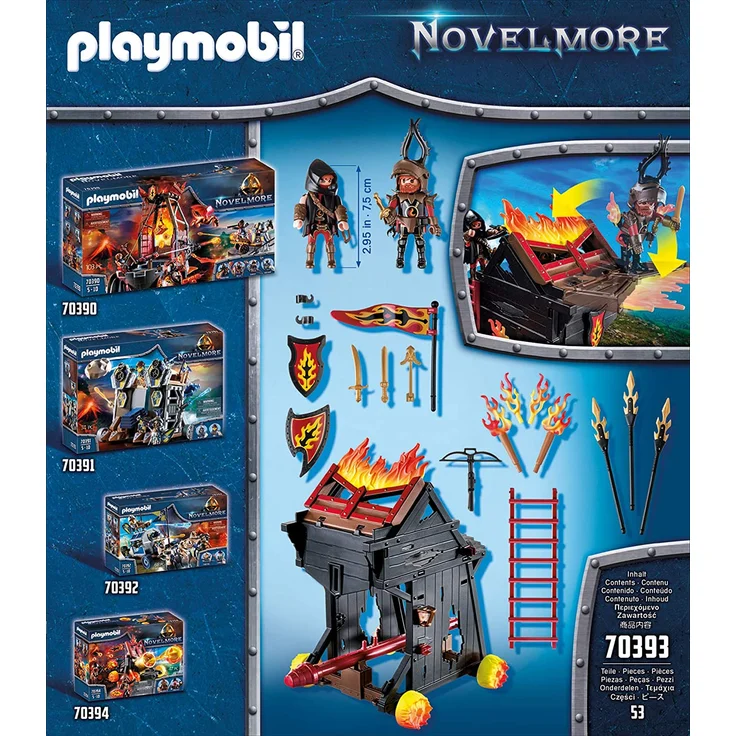 PLAYMOBIL Novelmore Raiders Feuerrammbock - Preisvergleich – Bild 3