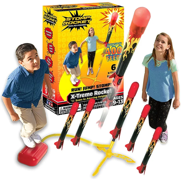 Invento raketen Stomp X-Treme Stahl/Schaumstoff rot/schwarz 8-teilig – Bild 1
