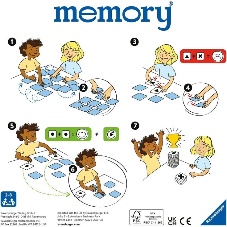 Ravensburger Deutschland memory® - 20883 - der Spieleklassiker quer durch Deutschland, Merkspiel für 2-8 Spieler ab 6 Jahren – Bild 6