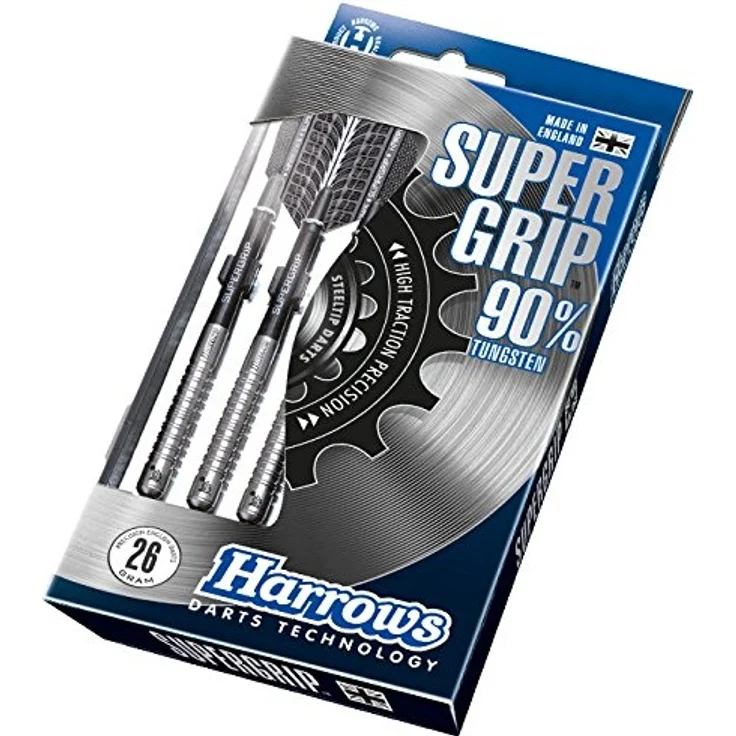 Harrows Super Grip Darts Supergrip Steeltip 21g, Silber - Preisvergleich – Bild 3