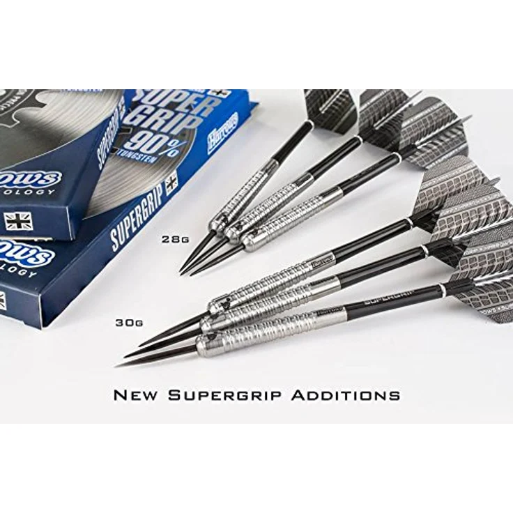 Harrows Super Grip Darts Supergrip Steeltip 21g, Silber - Preisvergleich – Bild 6