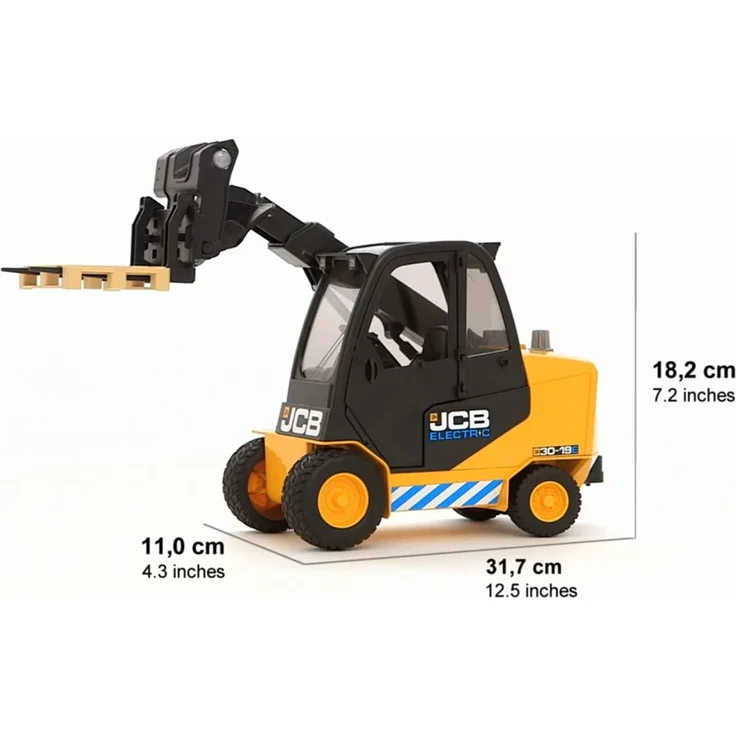 Bruder 2512 JCB Teletruk mit Palette – Bild 6