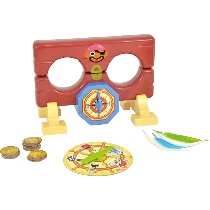 TOMY Kinderspiel Kitzel Witzel Pirat - das lustige Gesellschaftsspiel für kleine Piraten - Spiel Neuheiten 2017- Piratenspiel mit Spaßgarantie ab 4 Jahre