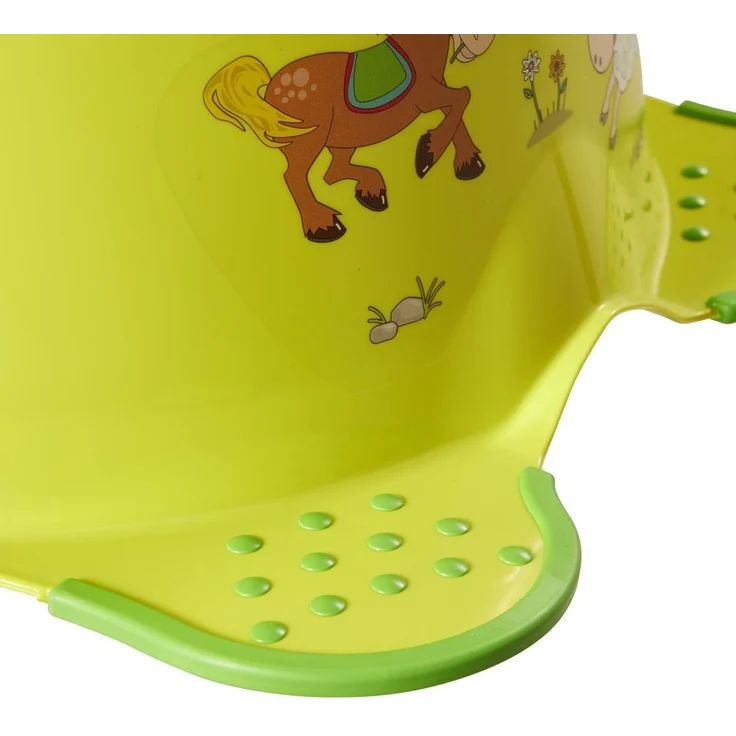keeeper Funny Farm Babytopf, Ab ca. 18 Monate bis ca. 3 Jahre, Anti-Rutsch-Funktion, Adam, Grün – Bild 3