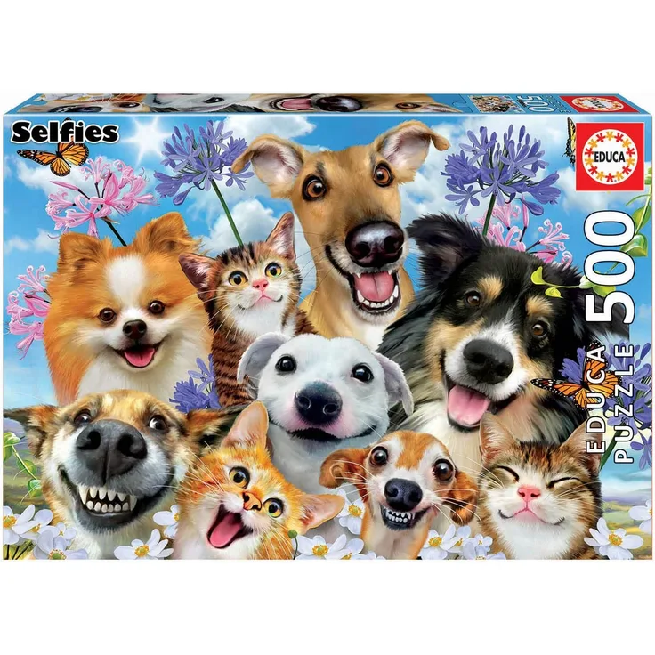 Educa Borras - Fun In The Sun Selfie Puzzle, 500 Teile (17983)