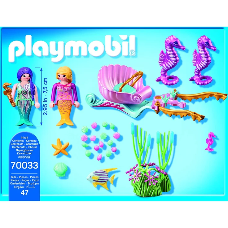 PLAYMOBIL 70033 Starter Pack StarterPack Seepferdchenkutsche, bunt – Bild 5