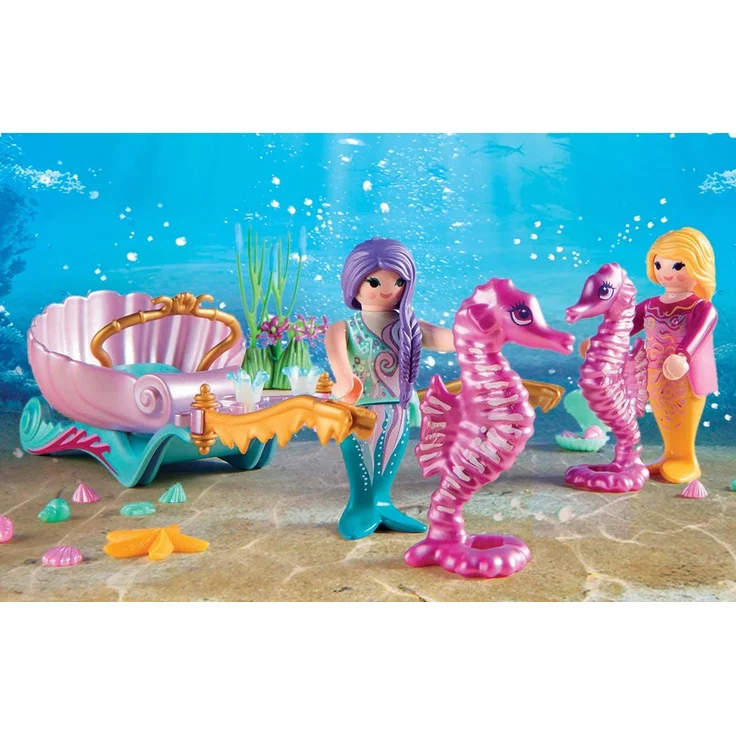 PLAYMOBIL 70033 Starter Pack StarterPack Seepferdchenkutsche, bunt – Bild 4