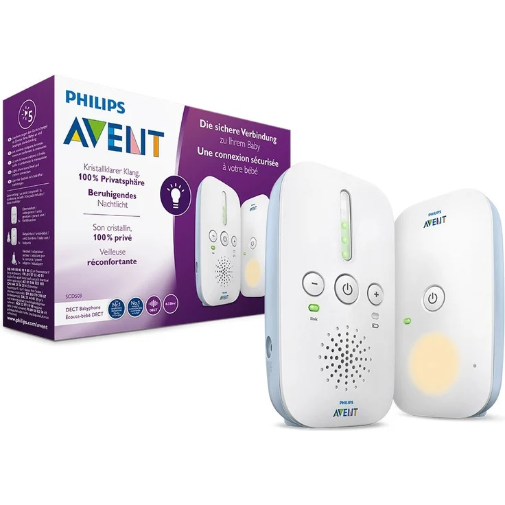 Philips Avent 'SCD503/26' Babyphone, mit DECT-Technologie, Eco-Mode, 24 Std. Laufzeit, 300 m Reichweite – Bild 2