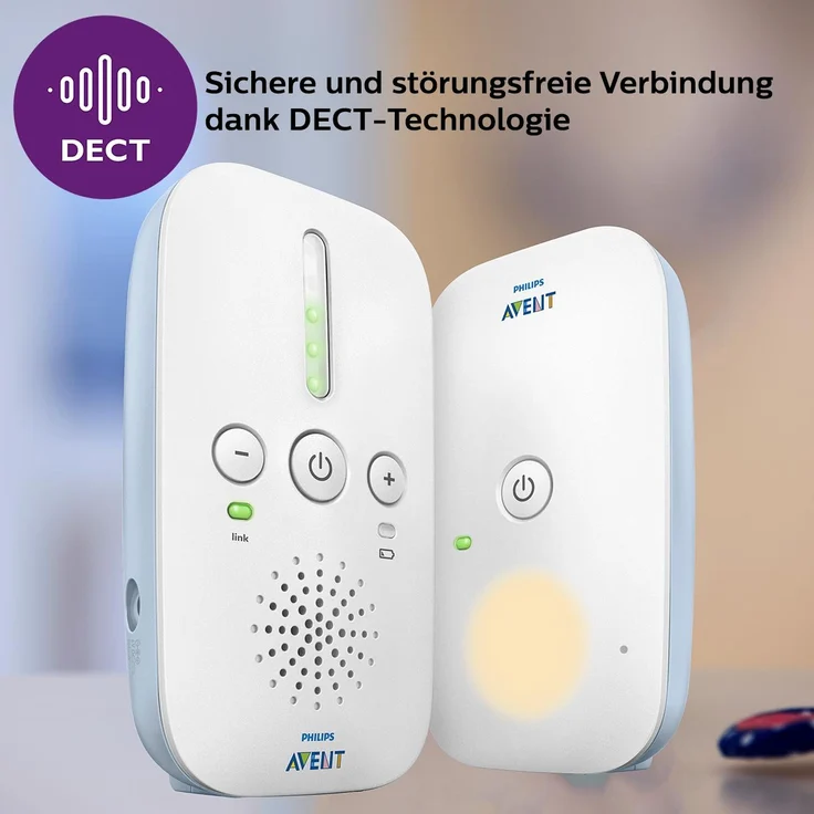 Philips Avent 'SCD503/26' Babyphone, mit DECT-Technologie, Eco-Mode, 24 Std. Laufzeit, 300 m Reichweite – Bild 3