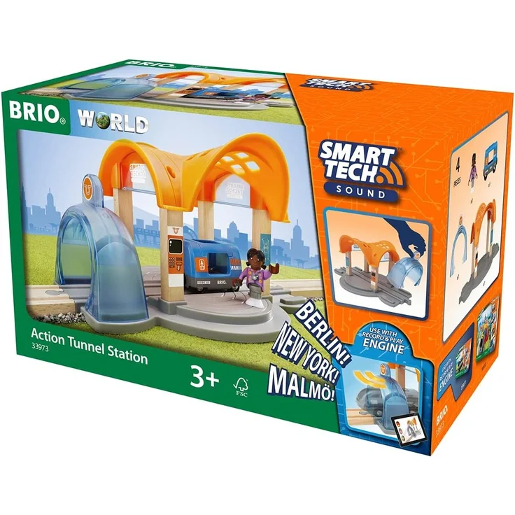 BRIO Bahn - Smart Tech Sound Bahnhof mit Action Tunnel – Bild 11