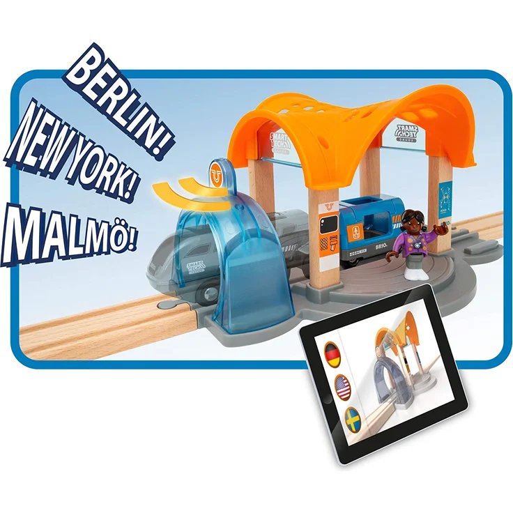 BRIO Bahn - Smart Tech Sound Bahnhof mit Action Tunnel – Bild 12