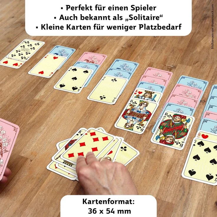 ASS 22570097 - Mini-Patience-Das Klassische Kartenspiel-im Miniformat – Bild 4