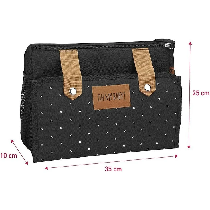 Badabulle Easy Travel Kinderwagen-Organizer, Kinderwagentasche und Buggy Organizer, inkl. Wickelunterlage – Bild 6