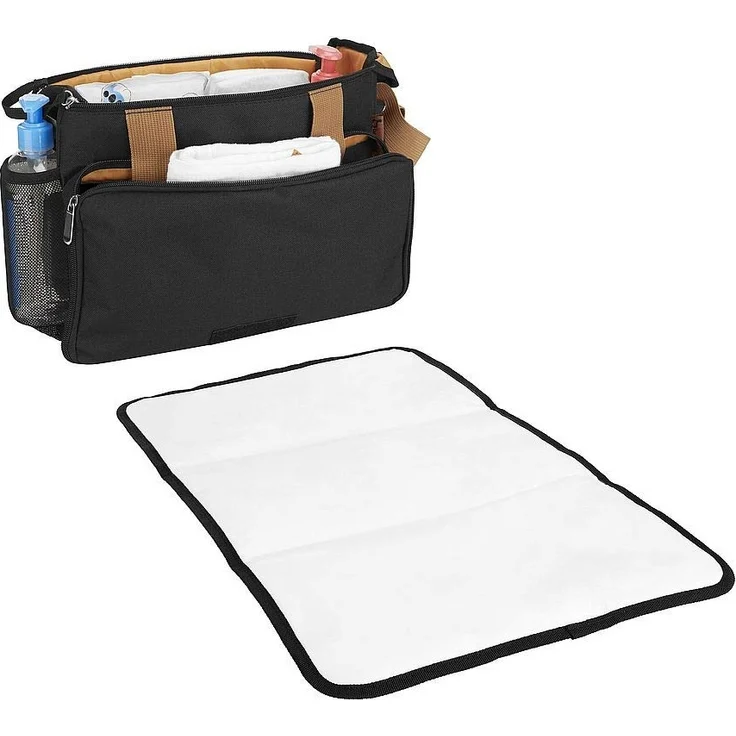 Badabulle Easy Travel Kinderwagen-Organizer, Kinderwagentasche und Buggy Organizer, inkl. Wickelunterlage – Bild 5