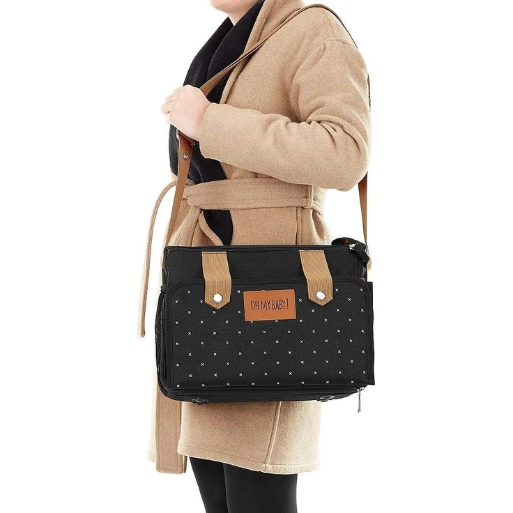 Badabulle Easy Travel Kinderwagen-Organizer, Kinderwagentasche und Buggy Organizer, inkl. Wickelunterlage – Bild 7