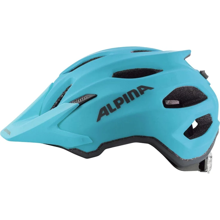 ALPINA SPORTS Fahrradhelm Carapax JR petrol matt Gr. 51-56cm, petrol – Bild 3