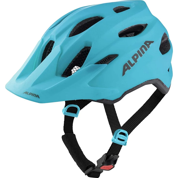 ALPINA SPORTS Fahrradhelm Carapax JR petrol matt Gr. 51-56cm, petrol – Bild 1