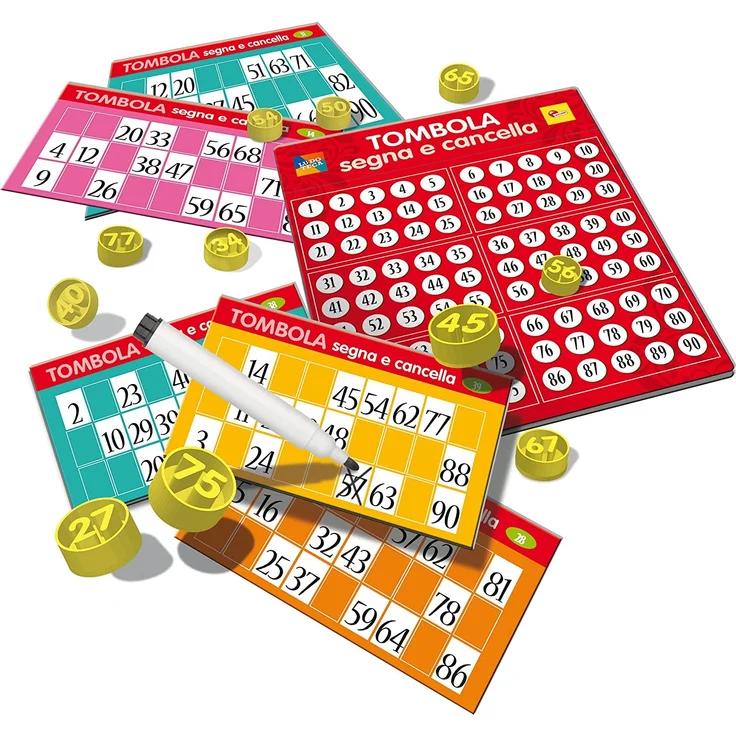 Lisciani Giochi 56996 - Ludoteca Tombola Marker und Löscher, Mehrfarbig, 6 Jahre – Bild 3