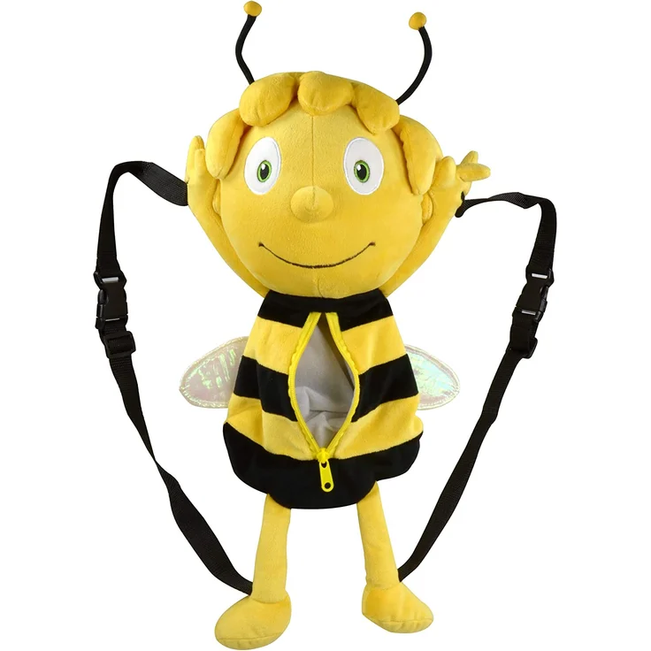 Biene Maja 3D Plüsch Rucksack - Maja 50 cm - – Bild 1