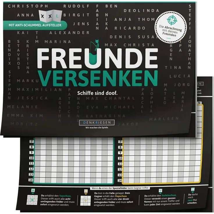 FREUNDE VERSENKEN - Schiffe versenken neu aufgelegt