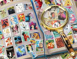 Ravensburger Puzzle 2000 Teile Disney Meine liebsten Briefmarken