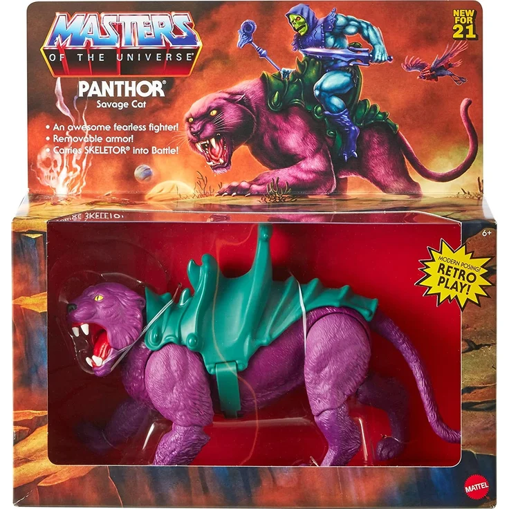 Mattel - Masters of the Universe - Origins Panthor Actionfigur – Bild 7