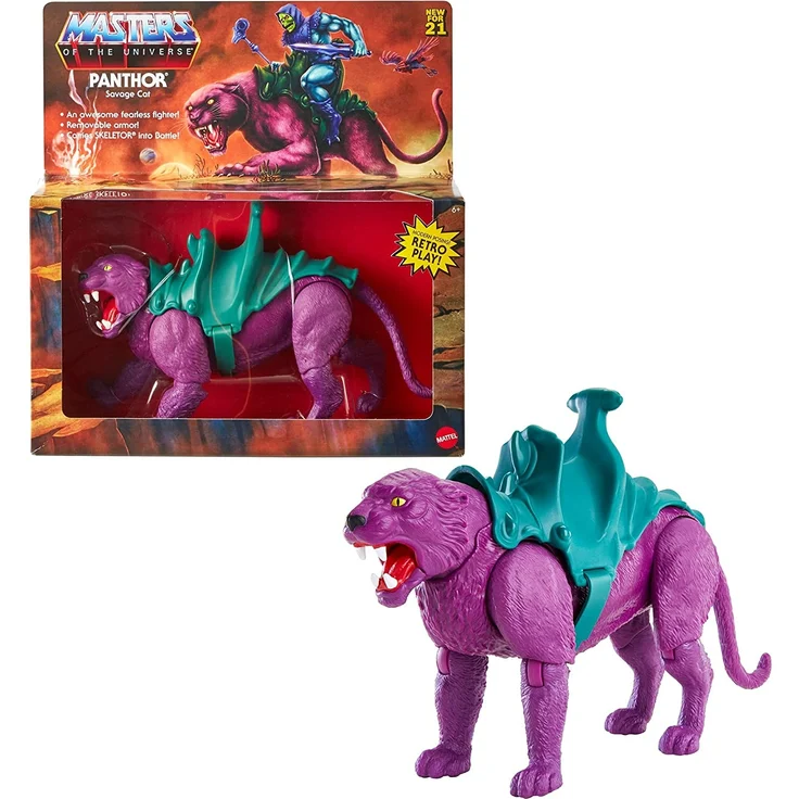 Mattel - Masters of the Universe - Origins Panthor Actionfigur – Bild 1