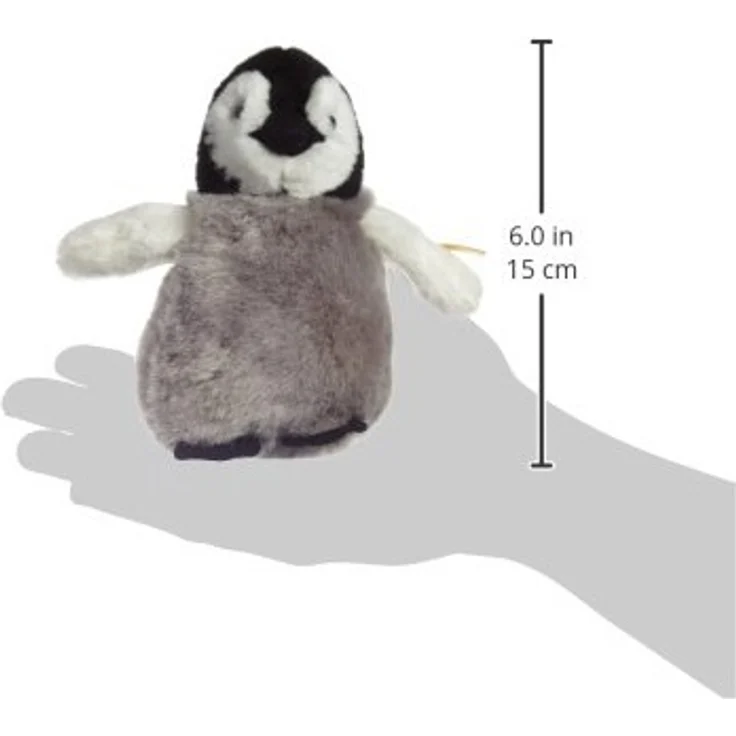 Steiff - Steiffs Minis - Steiffs kleine Freunde - Flaps Pinguin, schwarz/weiß/grau, 16cm – Bild 7