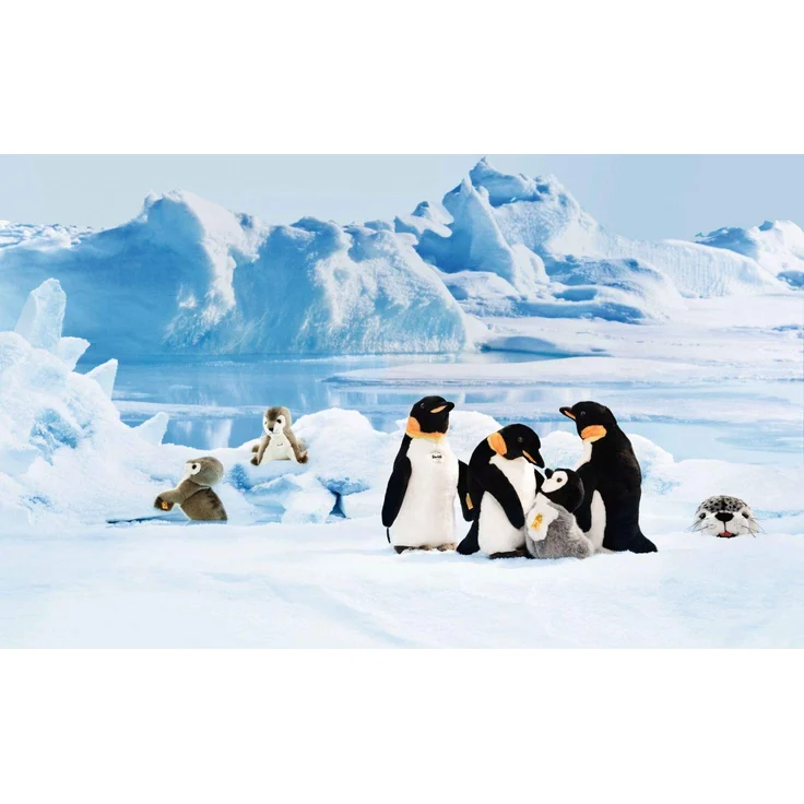 Steiff - Steiffs Minis - Steiffs kleine Freunde - Flaps Pinguin, schwarz/weiß/grau, 16cm – Bild 5