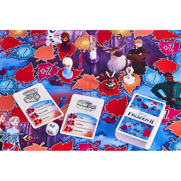 Disney Die Eiskönigin 2 Familien-Brettspiel, Scharaden, Kinder im Alter von 4, 5, 6, 7 Jahren – Bild 5