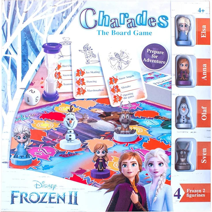 Disney Die Eiskönigin 2 Familien-Brettspiel, Scharaden, Kinder im Alter von 4, 5, 6, 7 Jahren – Bild 1
