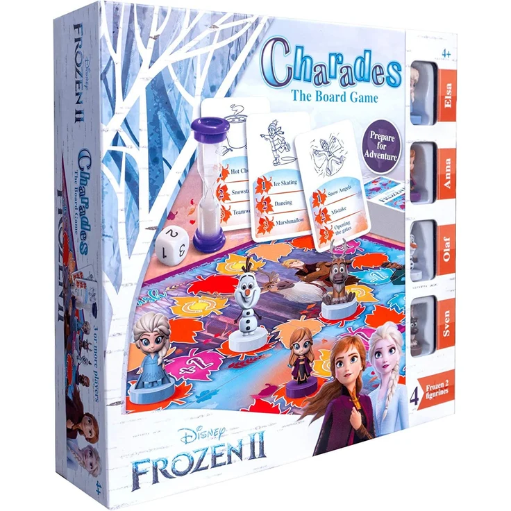 Disney Die Eiskönigin 2 Familien-Brettspiel, Scharaden, Kinder im Alter von 4, 5, 6, 7 Jahren – Bild 2