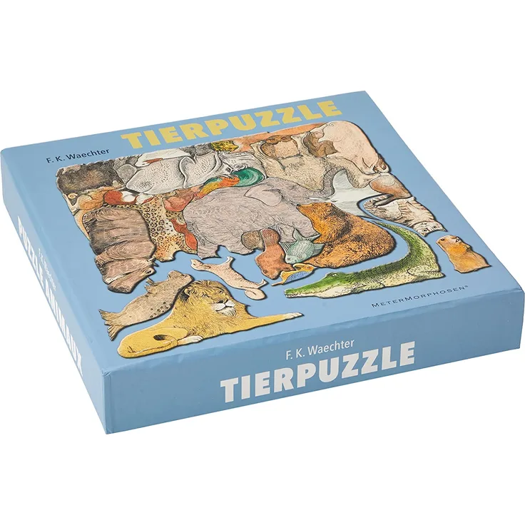Unbekannt F.K. Waechters Tierpuzzle - EIN Bild aus 33 Tieren