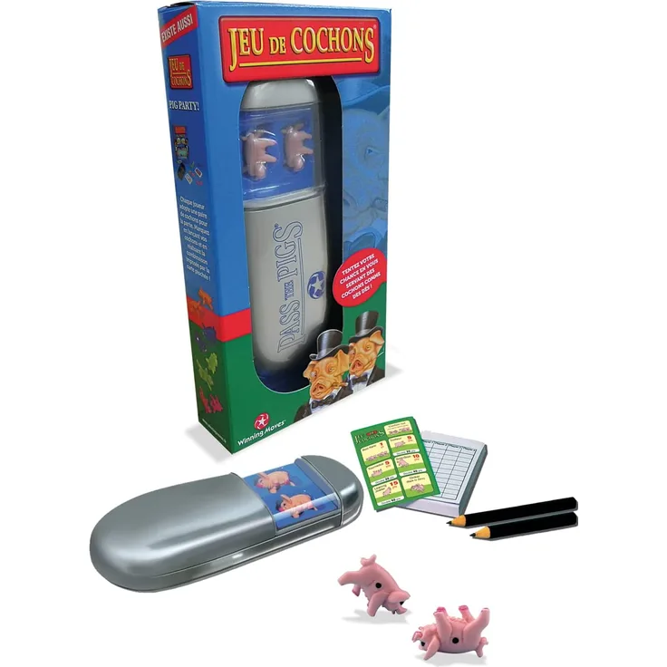 Winning Moves 0589 Reisespiel – Jeu De Cochons / Schweinerei – Französische Version